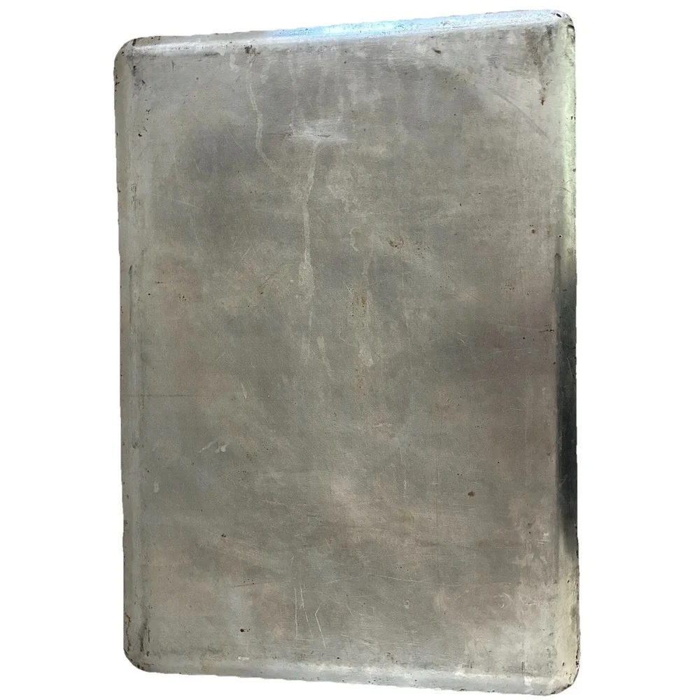 Cast Aluminum Cookie‎ Baking Sheet Pan Large Heavy Duty Rectangular 5 lb Vintage